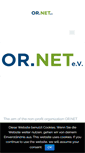 Mobile Screenshot of ornet.org